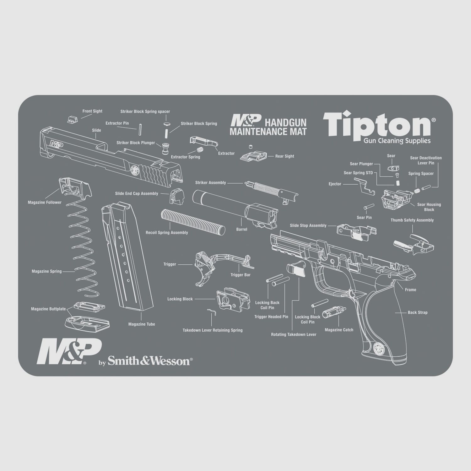 Reinigungsmatte M&P von S&W Tipton
