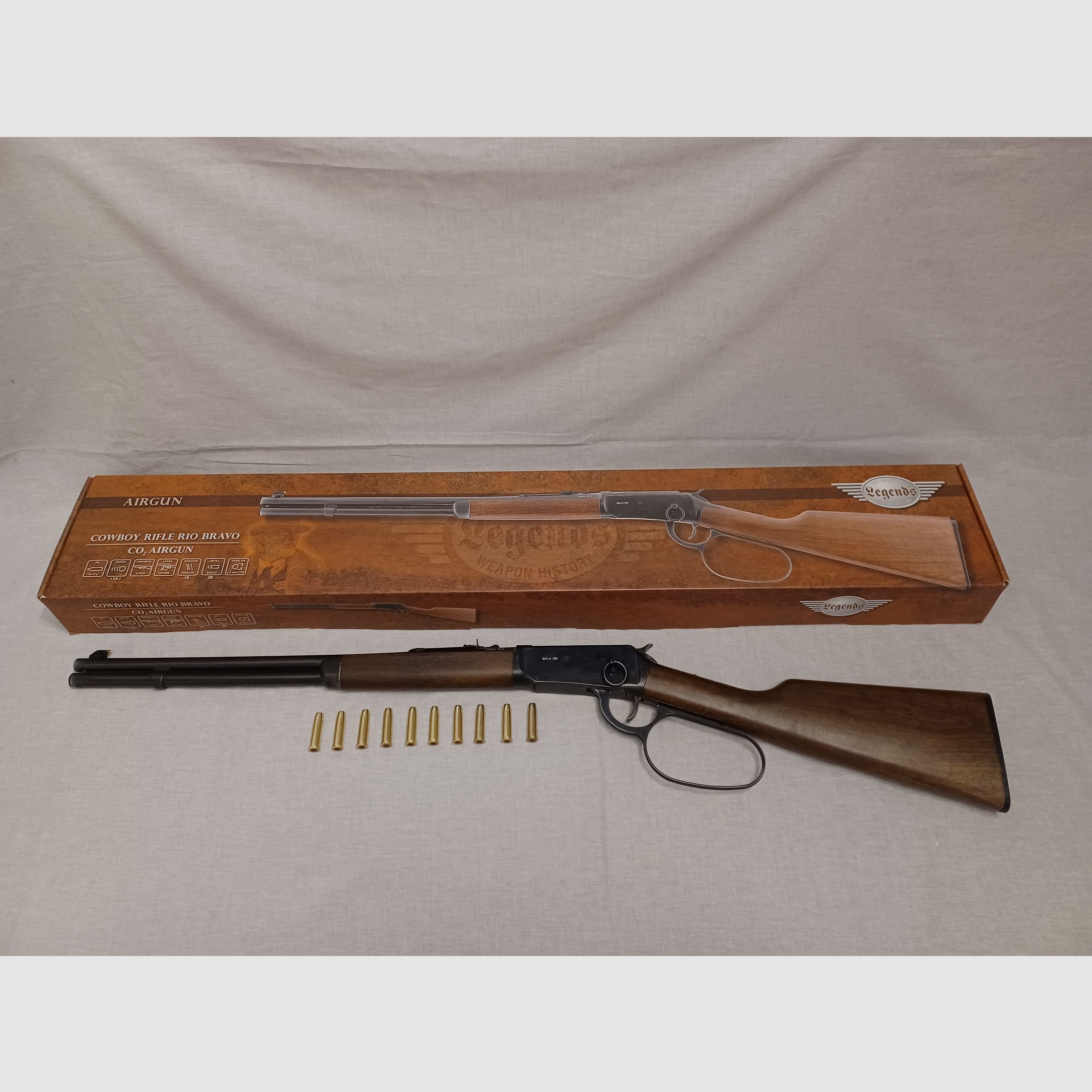 Legends Cowboy Rifle Rio Bravo / 4,5 mm BB / CO2 / Gewehr / OVP (149)