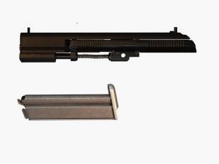 Conversion SIG 210 Kal. .22 l.r. mit Mikrometervisier, Magazin + Reinigungsset