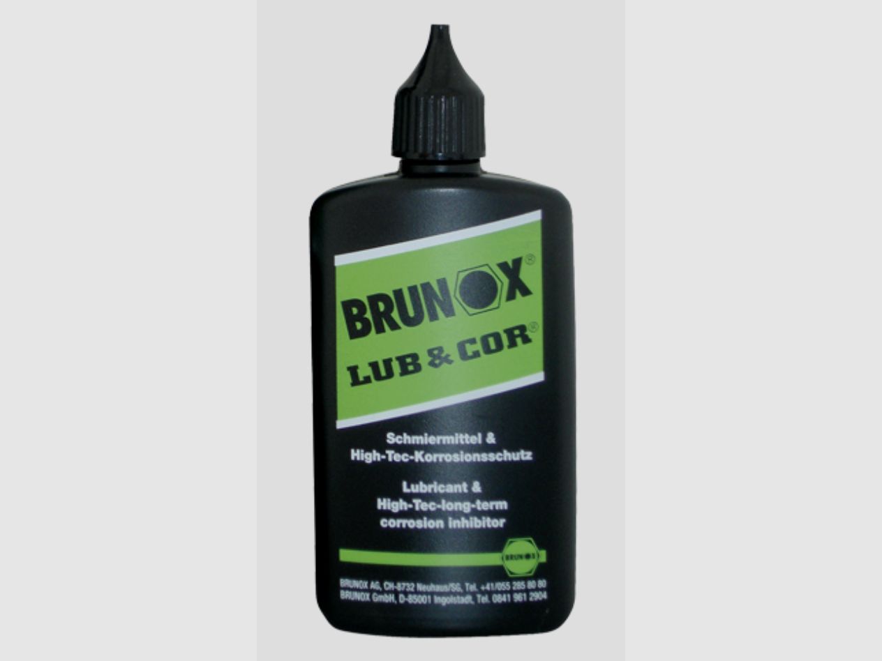 Brunox LUB & COR 100ml Tropfflasche High-Tec Schmiermittel & Korrosionsschutz