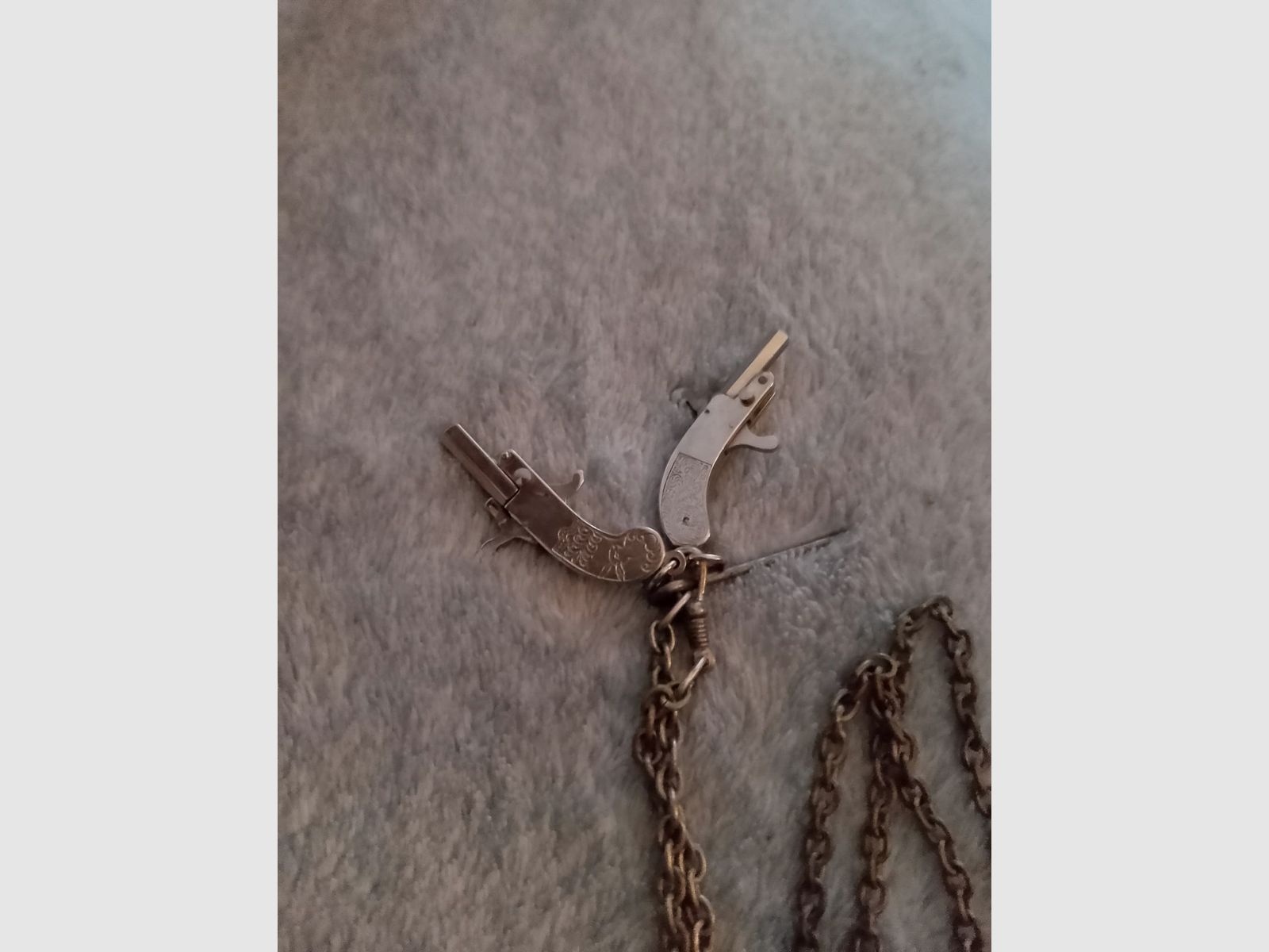 German Maus Pistole Breloque 2mm