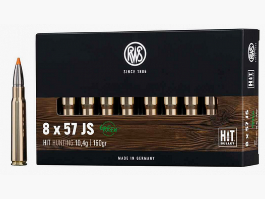 8×57 JS HIT Green 10,4g / 160grs