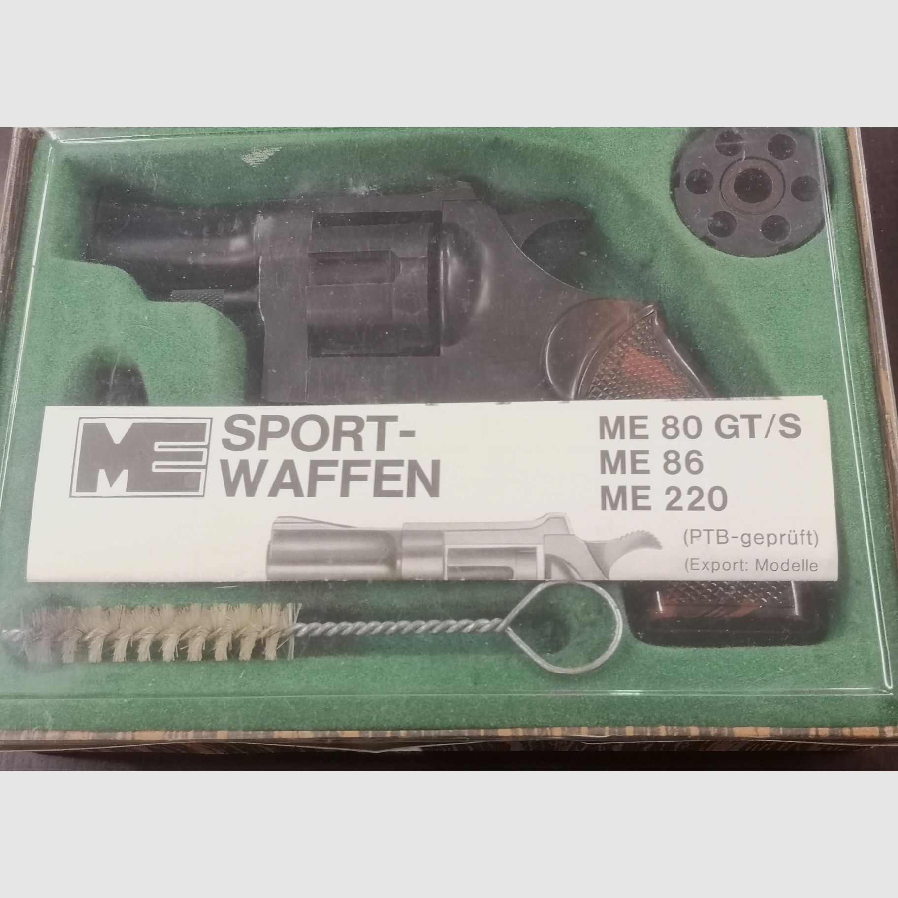 ME 86 Revolver 6mm Flobert mit Wechseltrommel .22  "Sahnestück"