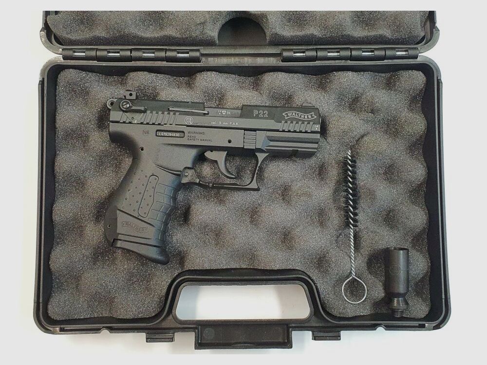 UMAREX Walther P22 Classic Schwarz Kal. 9mm P.A.K. - gebraucht