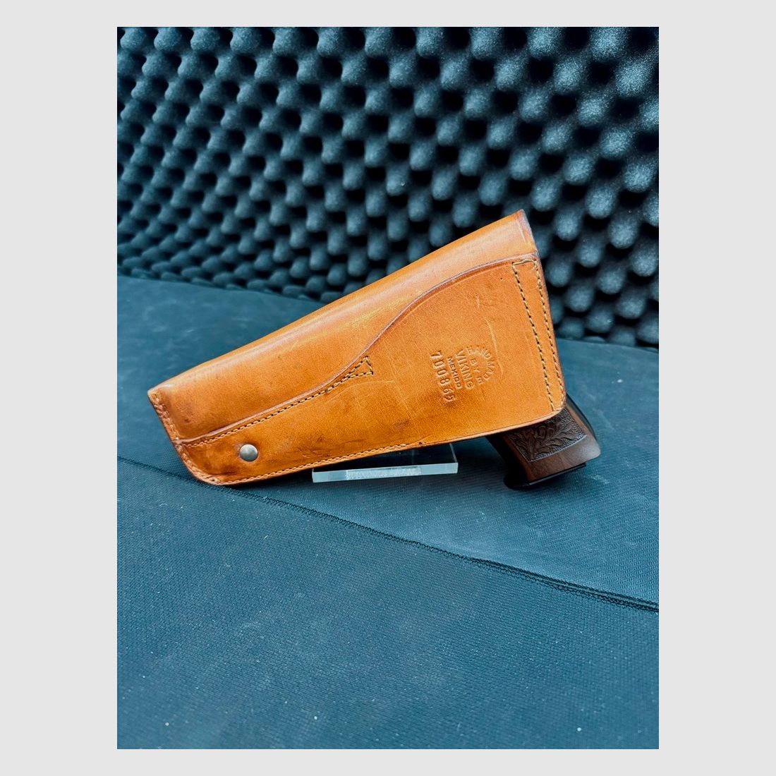 Gürtelholster, dickes Leder, halb offen (schnellziehen), Hart, Formteile, Hand made, perfekt für CZ75