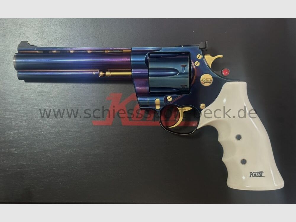 KORTH Classic Revolver 6 inch Blauw Glanzend .44 Magnum