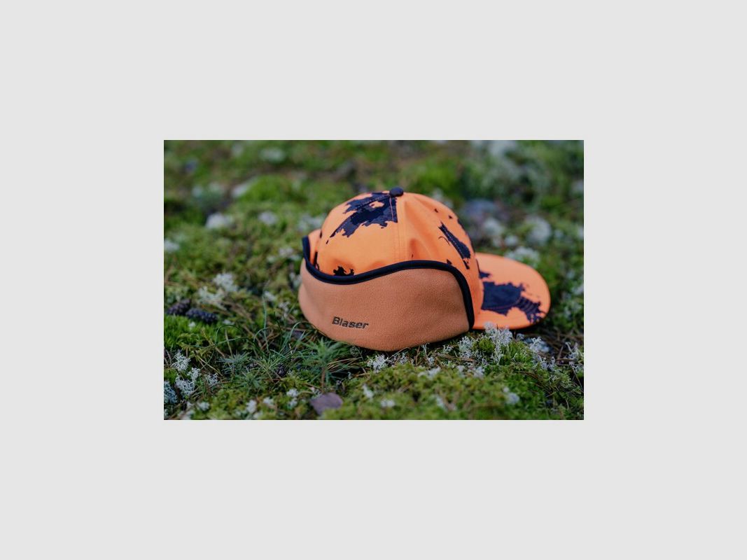 Czapka ocieplana Blaser Blaze pomarańczowa