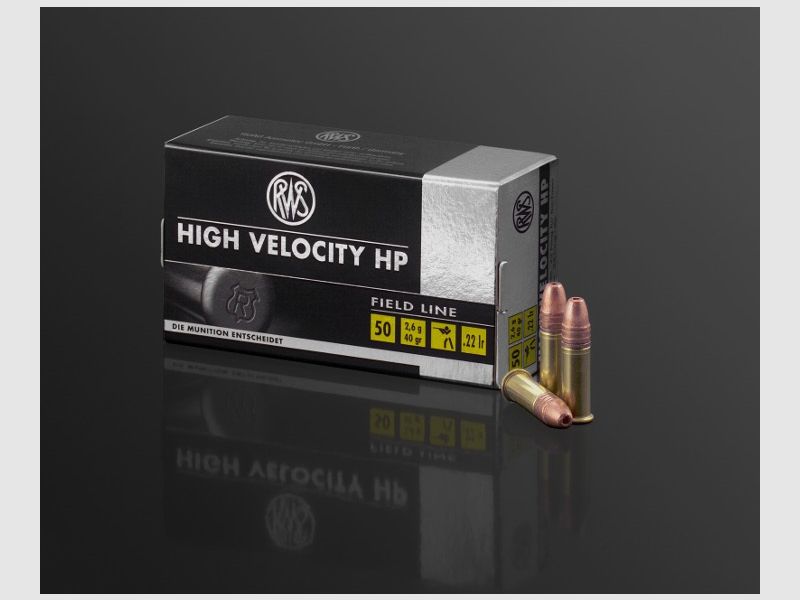 RWS High Velocity Hohlspitz .22lfb KK-Patronen