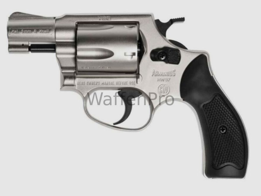 Weihrauch blank firing revolver HW37 nickel