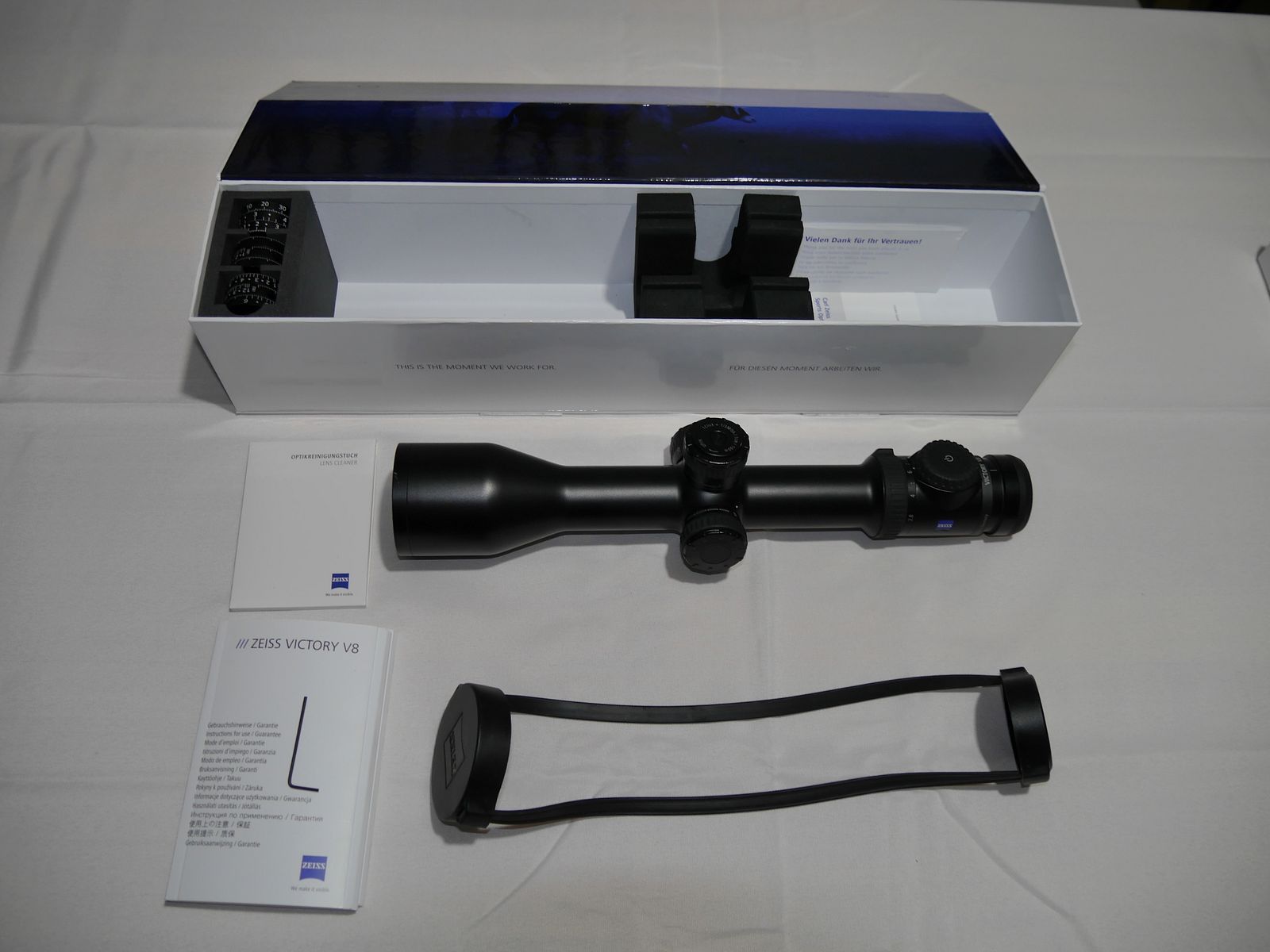 Zeiss Victory V8 2.8-20x56 with ERA TAC mount