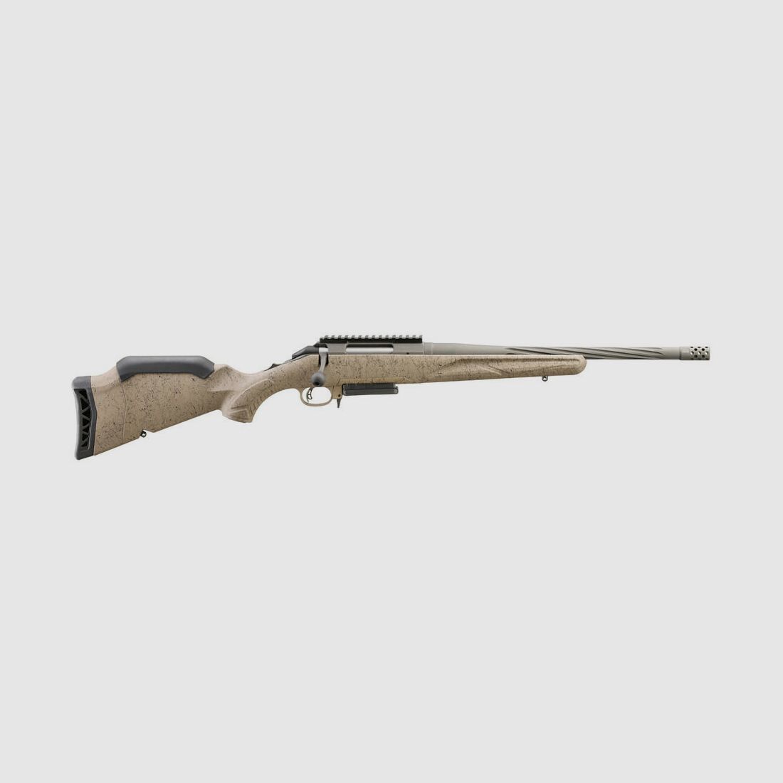 Ruger AMERICAN RIFLE GENERATION II RANCH 6.5MM CREEDMOOR 16.1"/41CM FDE 5/8"-24