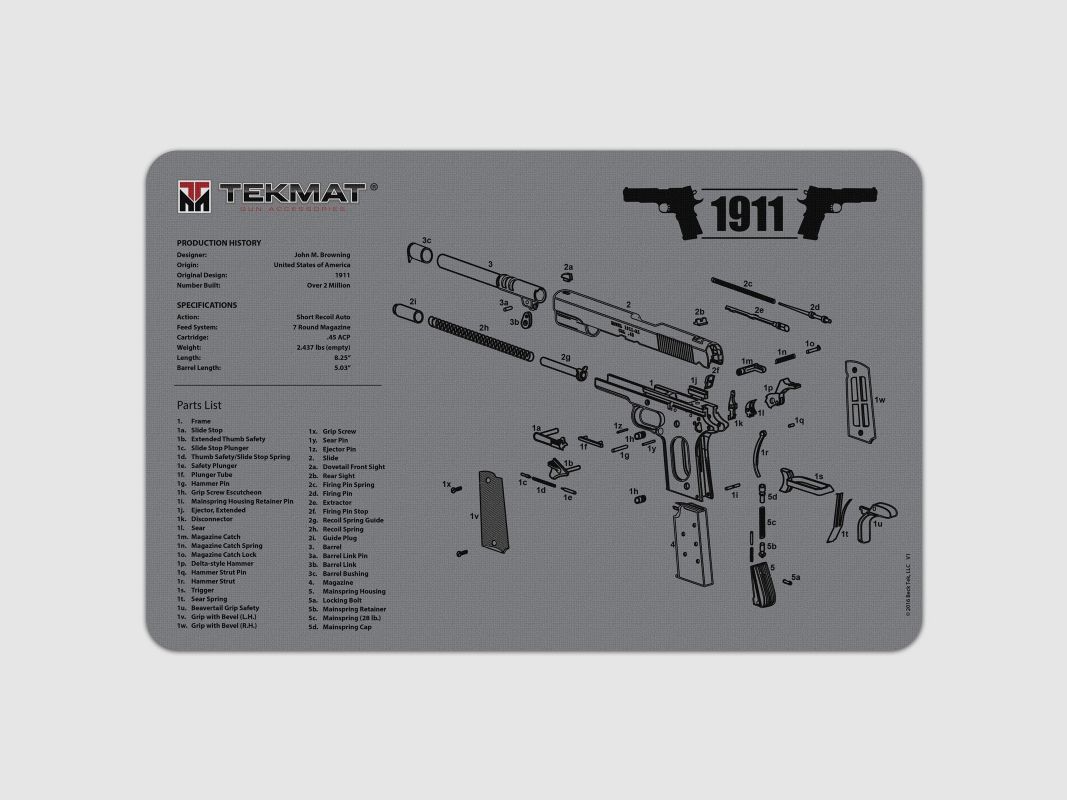 Unterlegmatte 1911 Grau