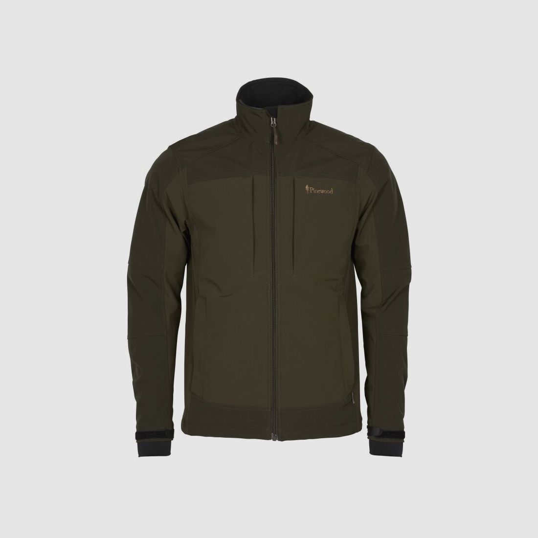 Pinewood Herren Softshelljacke Smaland Stretch D.Olive/Suede Brown