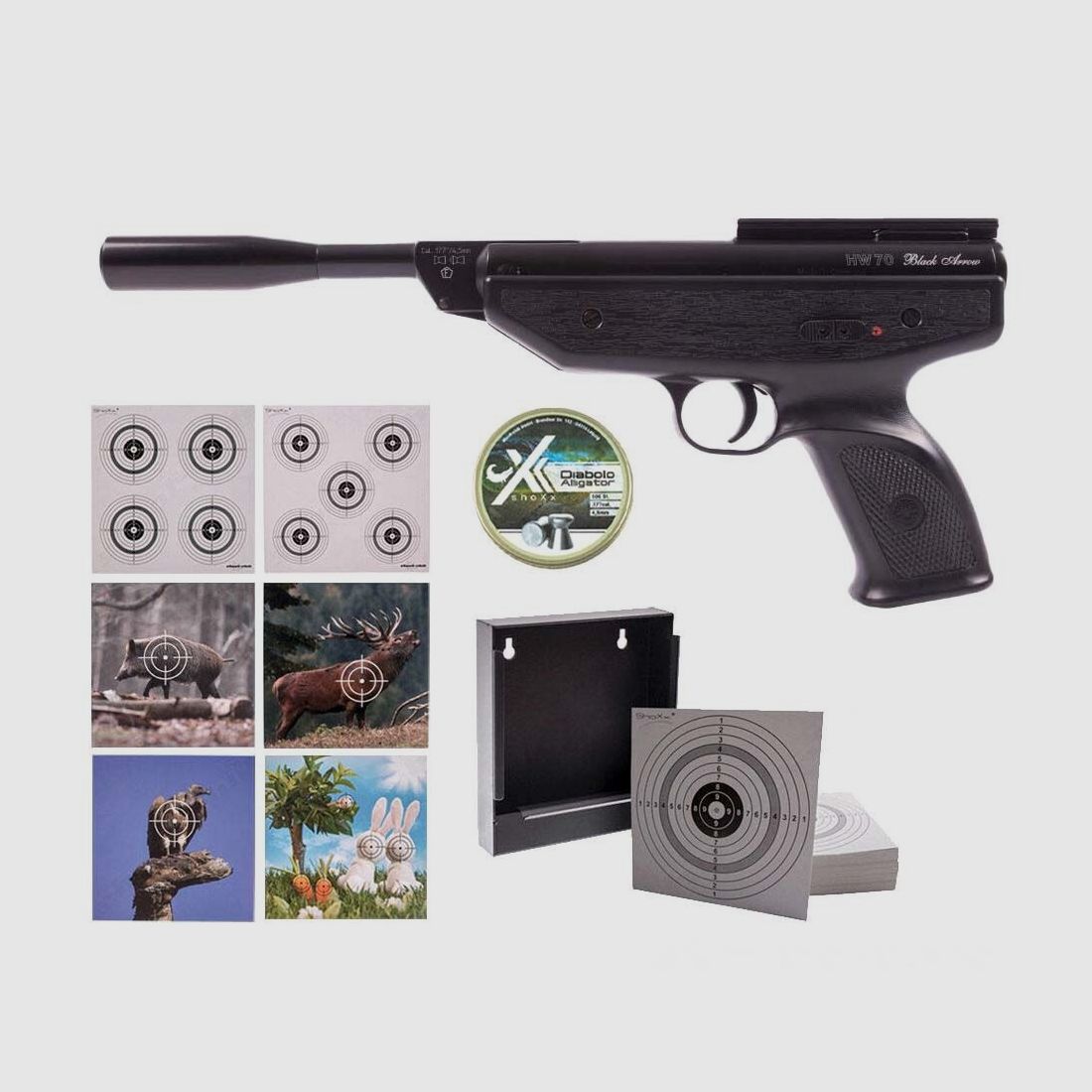 Weihrauch HW 70 Black Arrow ZS Set 4,5mm Diabolos