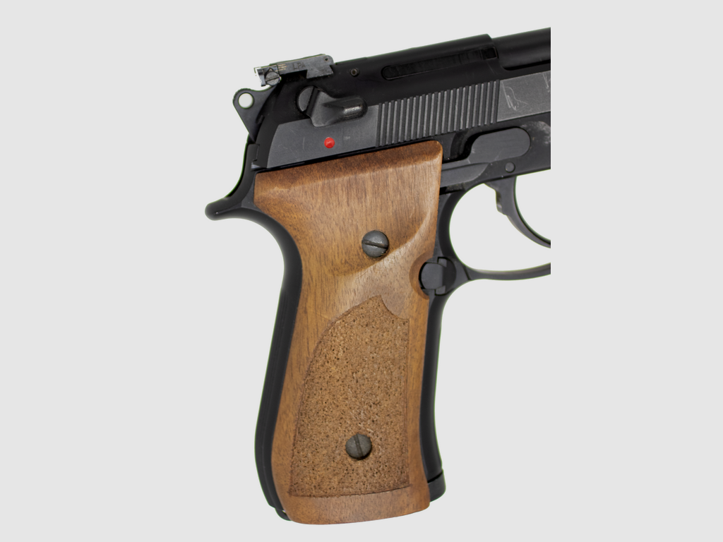 Beretta 98 FS Target 9×21 – Pistole für Sport mit Kompensatorlauf und Griffschalen aus Nussbaum, Bild 4 von 5