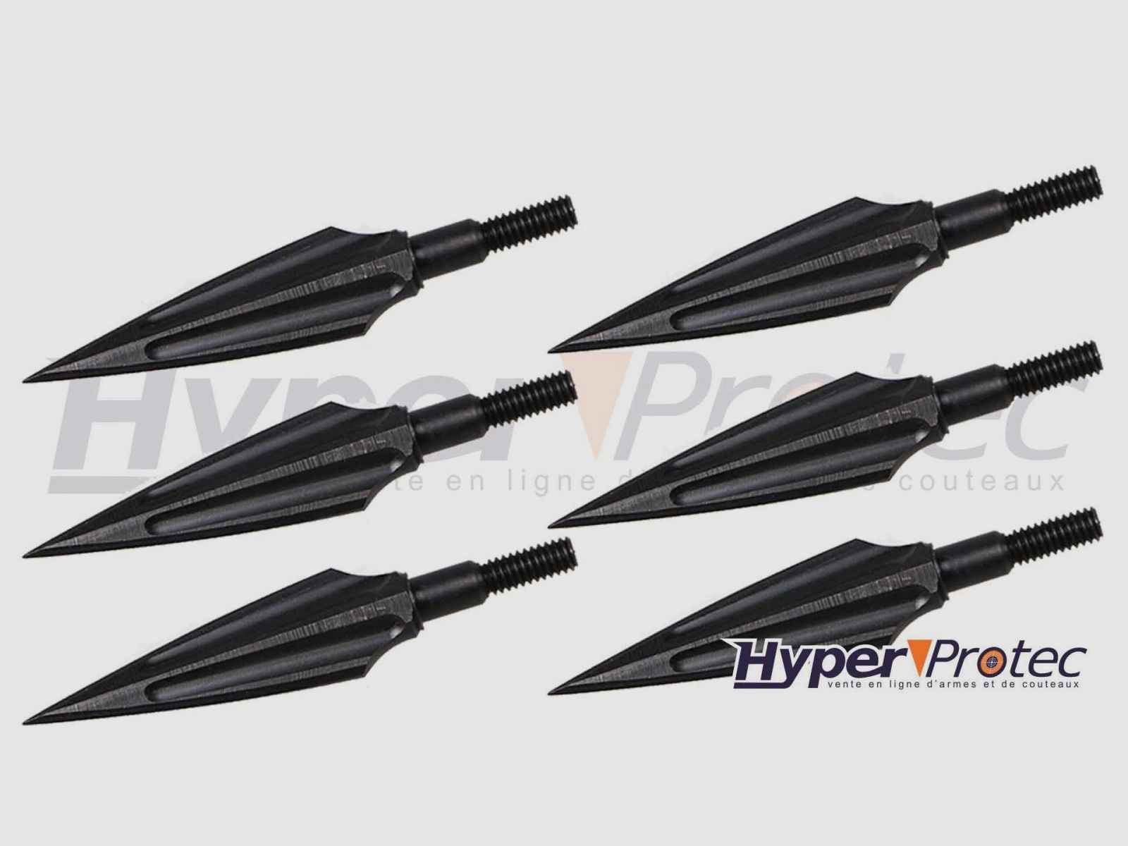 Pfeilspitzen Jagd aus Stahl - Set von 6, Bild 2 von 4