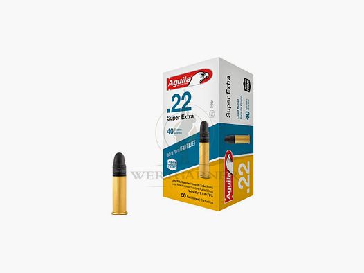 Aguila .22LR SP Super Extra 40grs.