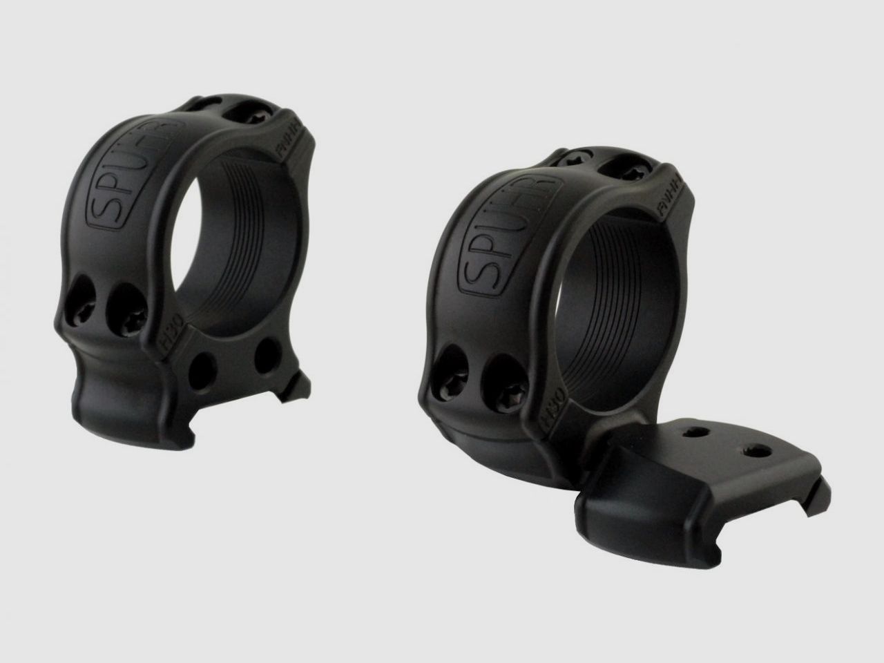 Montaggio anello Picatinny Spuhr estetico 30 H 25 / 10 mm