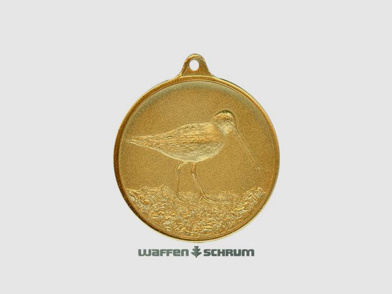 Steinhauer&Lück Jagdmedaille Schnepfe 40 mm vergoldet