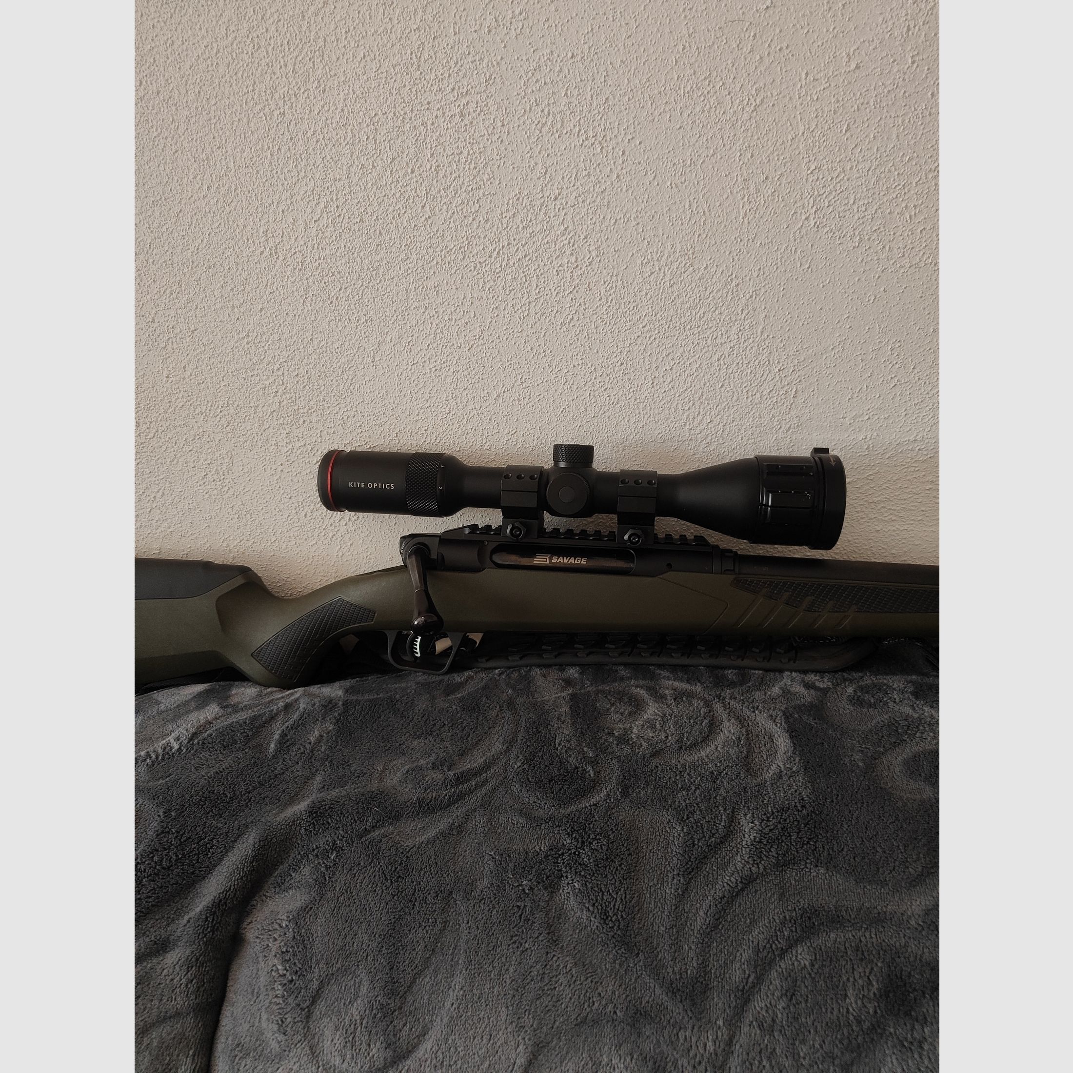 Savage rifle de cerrojo recto