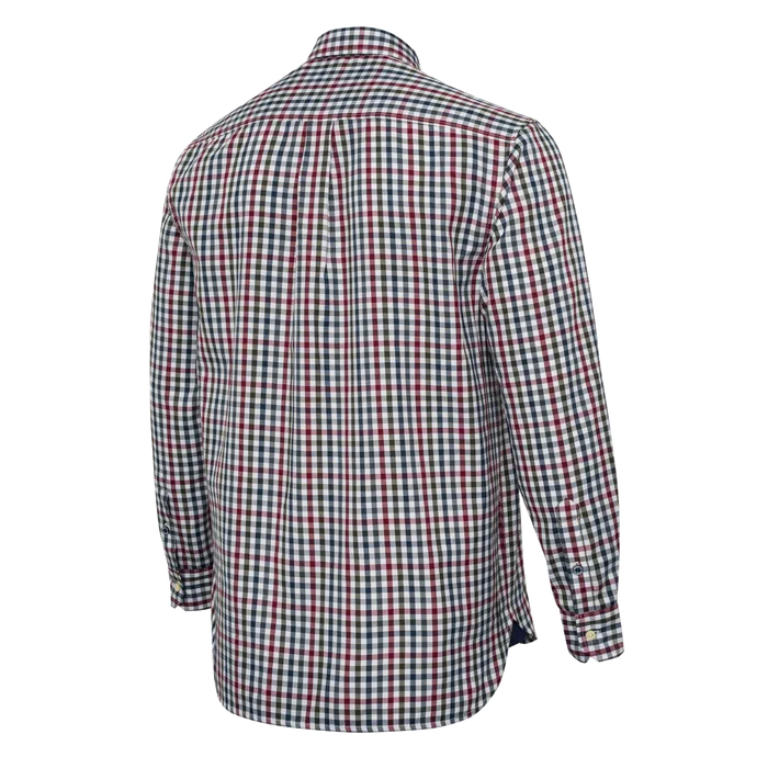 Chemise Beretta Ellis LS en Blanc/ Bordeaux, image 2 sur 4