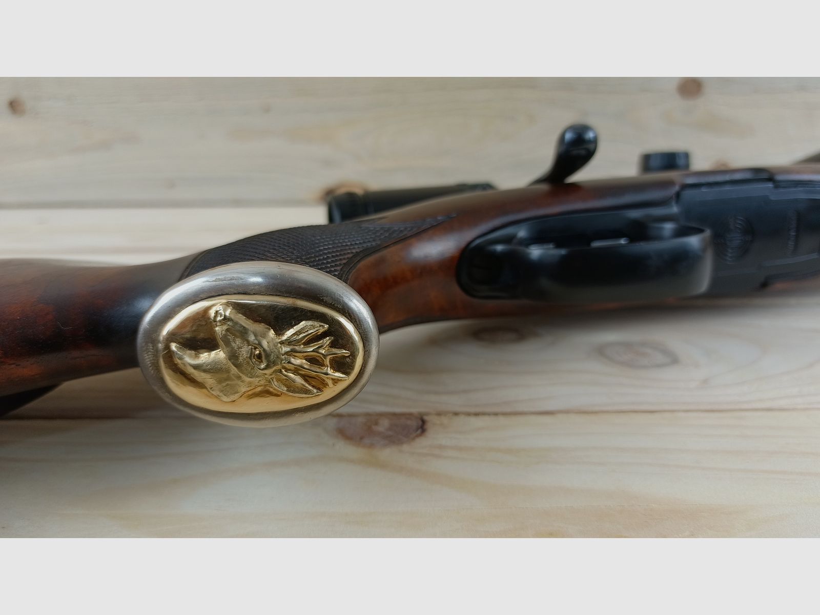 Repetierbüchse Steyr Mannlicher SL, Kal. .223 Rem. *mit Gold & Zeiss Optik mit Leuchtabsehen*