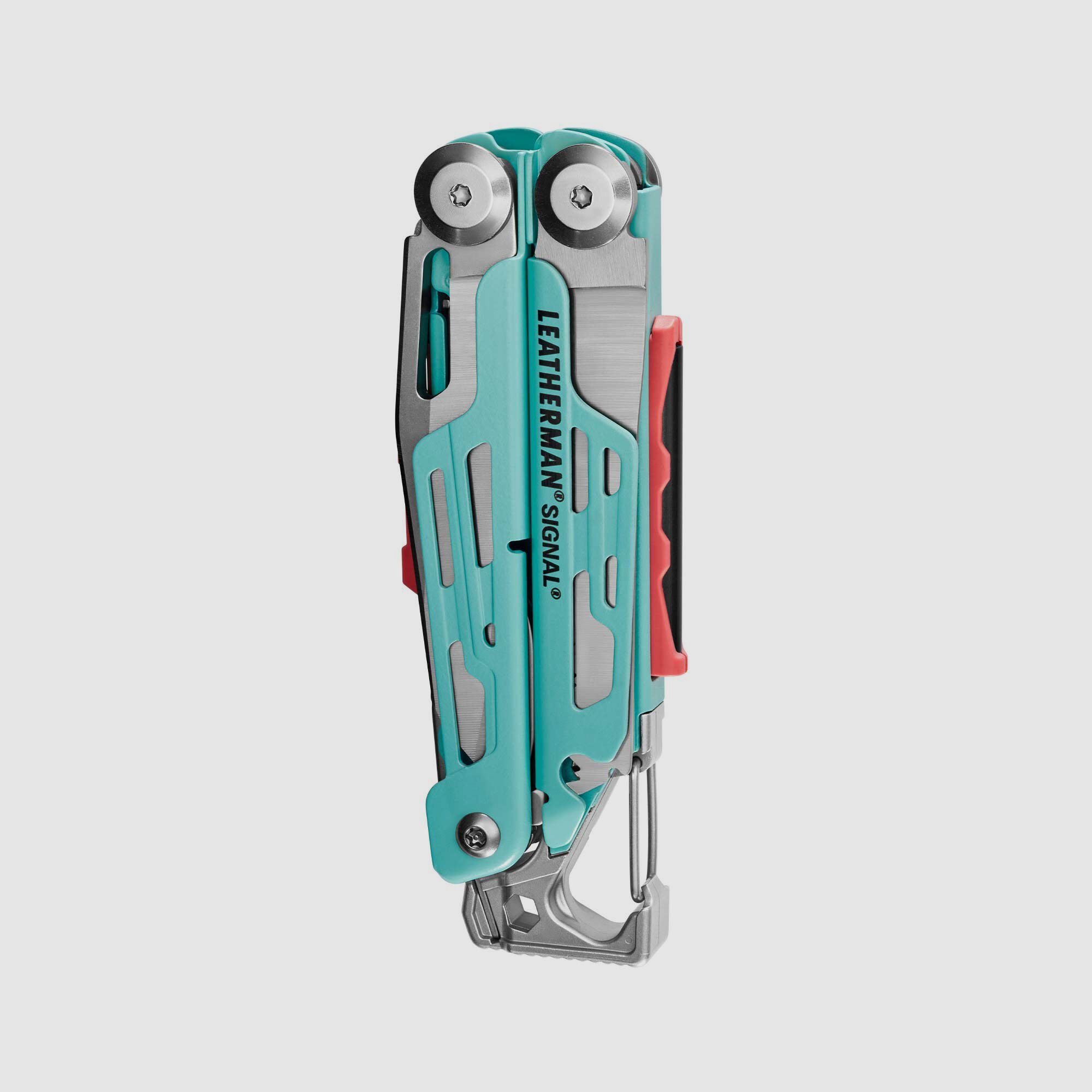 Leatherman SIGNAL Aqua Stainless, Molle Holster, Schwarz, L