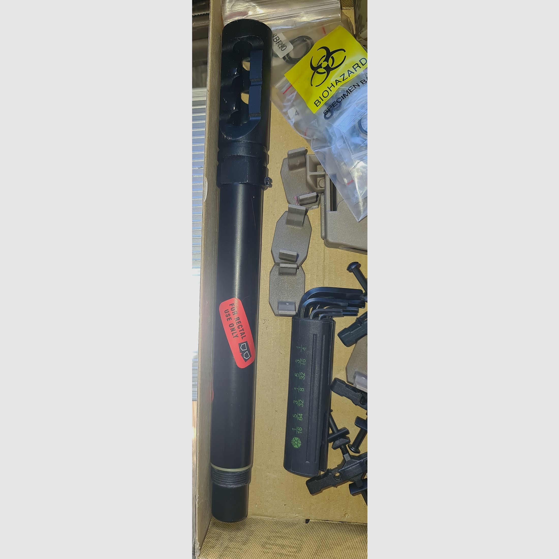 PAINTBALL FS FIRST STRIKE LAUF HAMMERHEAD EIN SCHUSS / 8 ZOLL / cal. 68 / ! BESCHREIBUNG LESEN !