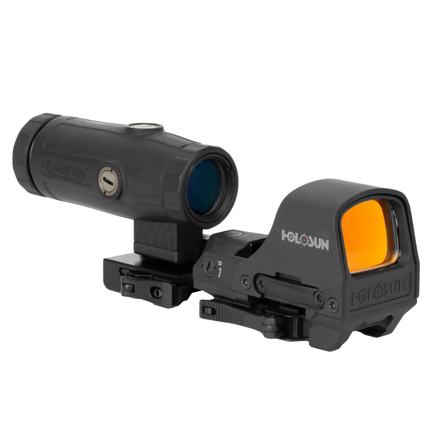 Holosun Set HS510C Reflexvisier + HM3X Magnifier incl. Schutzkoffer Schwarz / Grün, Bild 3 von 8