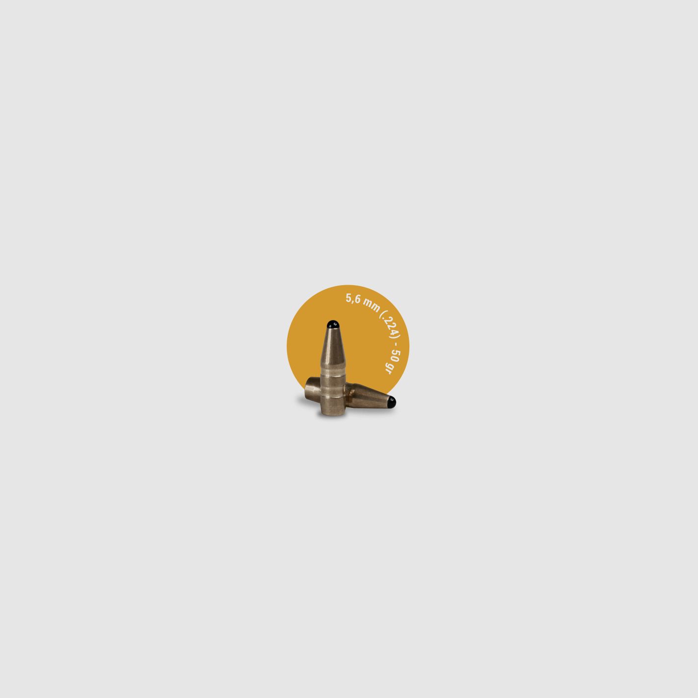 FOX GESCHOSSE CLASSIC HUNTER TIPLESS Kal. 5,6 MM (.224) - 50gr 50Stk, Bild 1 von 2