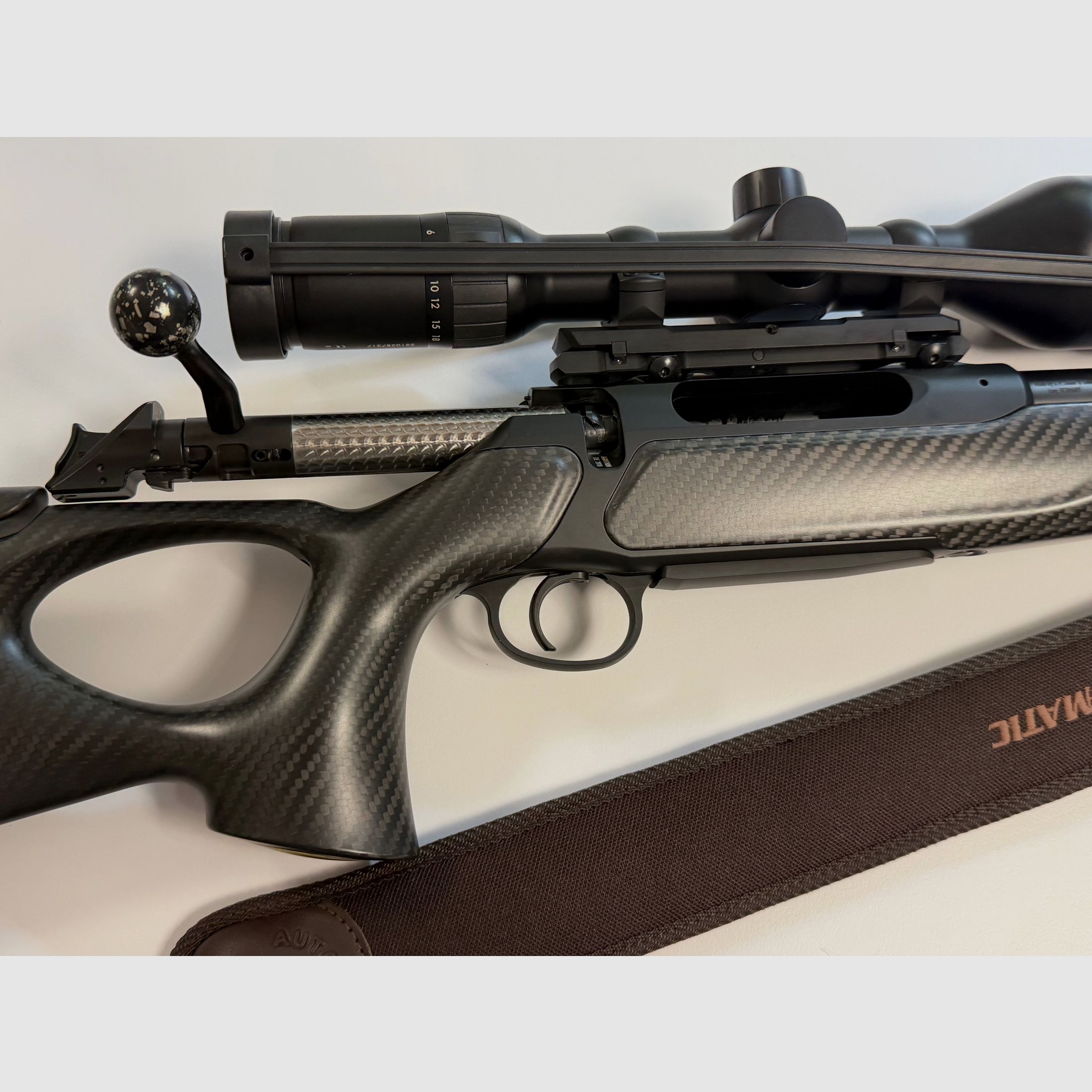 Sauer 404 Synchro XTC (Carbon) .308 + Dentler mount + Steiner Ranger 6 3-18 x 56 + handmade stone chamber grip ball