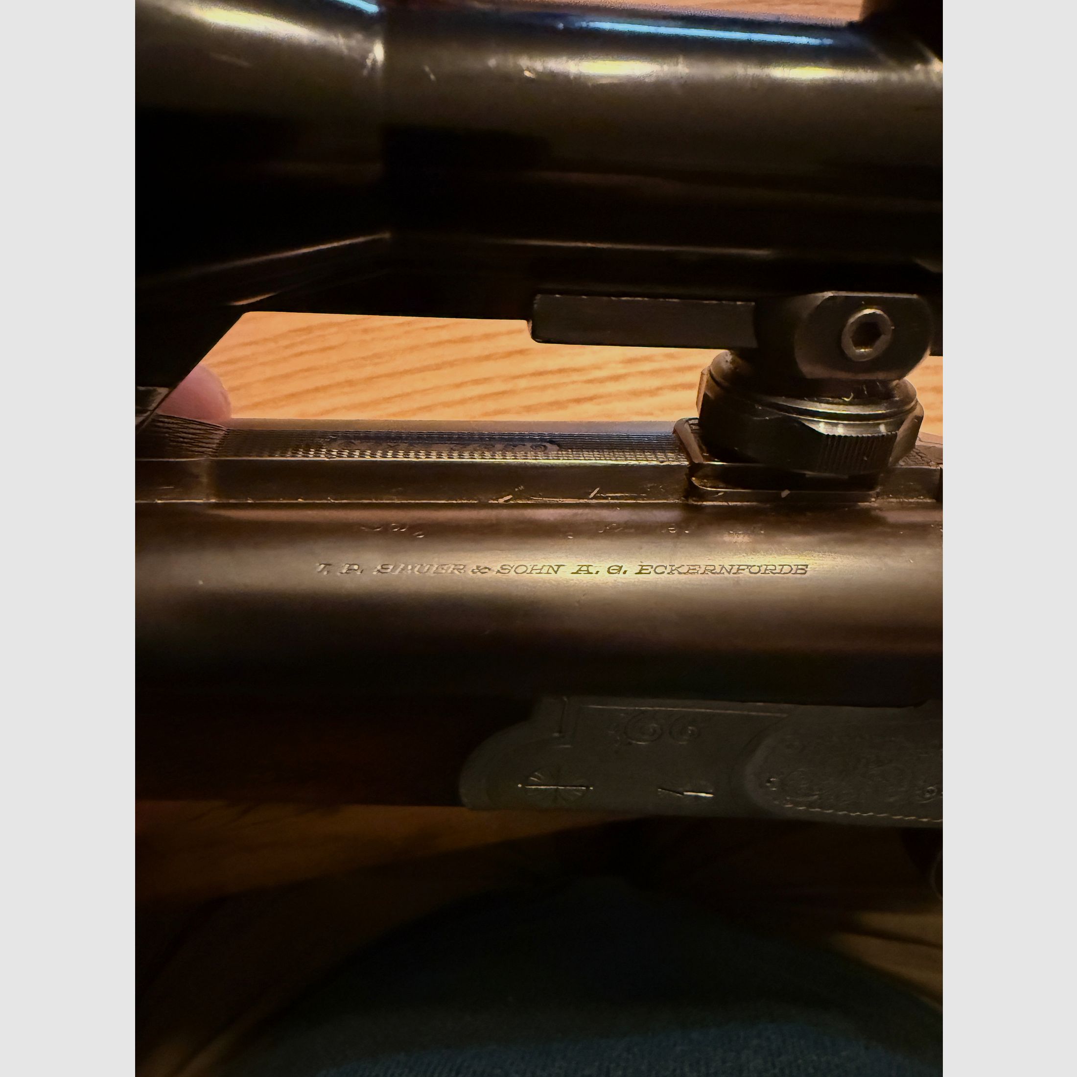 Sauer Drilling 8x57IRS / 16/70 / .22 Hornet Einstecklauf