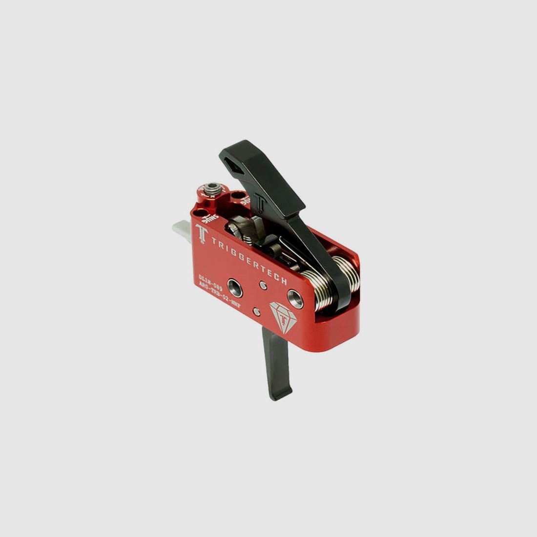 TRIGGERTECH AR15 Diamond Flat Trigger Two Stage, gerades Züngel