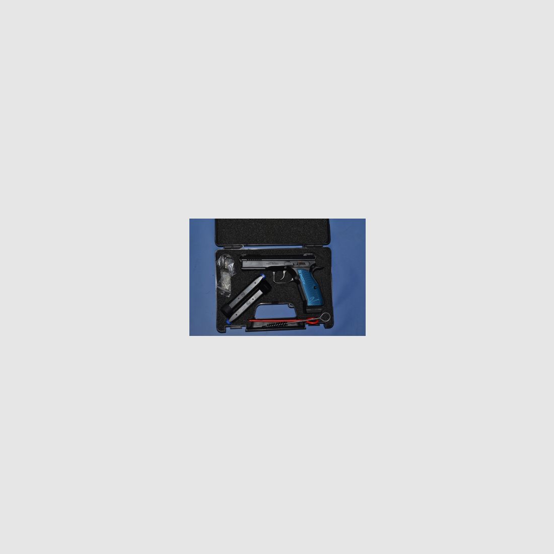 CZ75 SP01 Shadow 2 9mm Luger black/blue grips