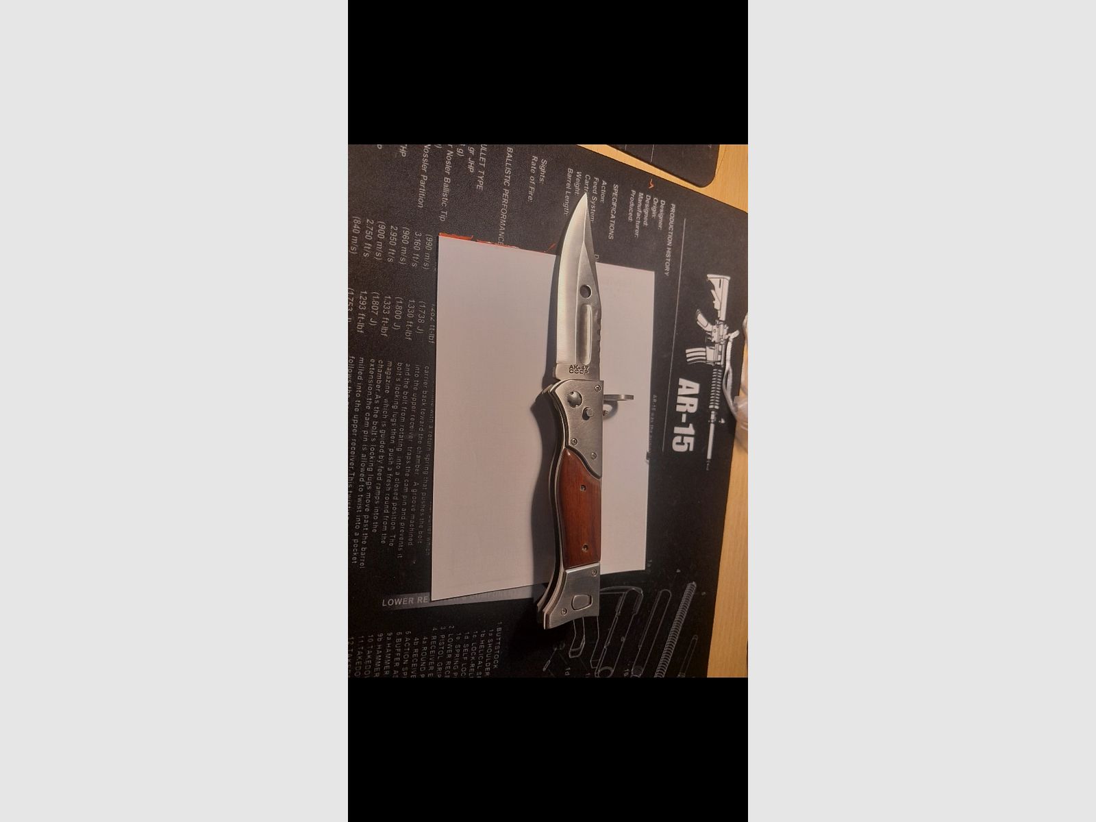 Ak 47 bayonet replica, knife