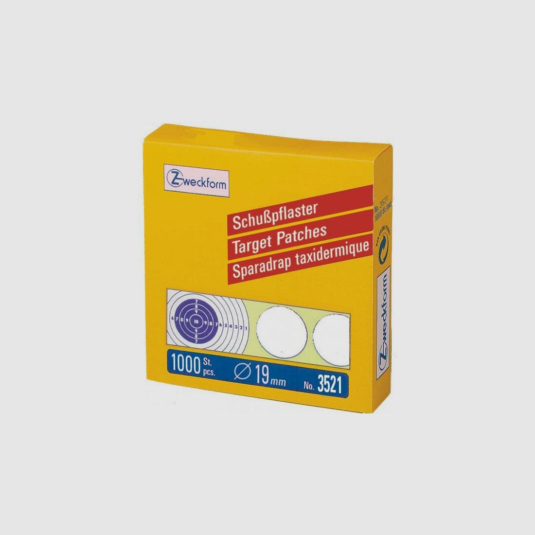 Schupflaster 19 mm wei
