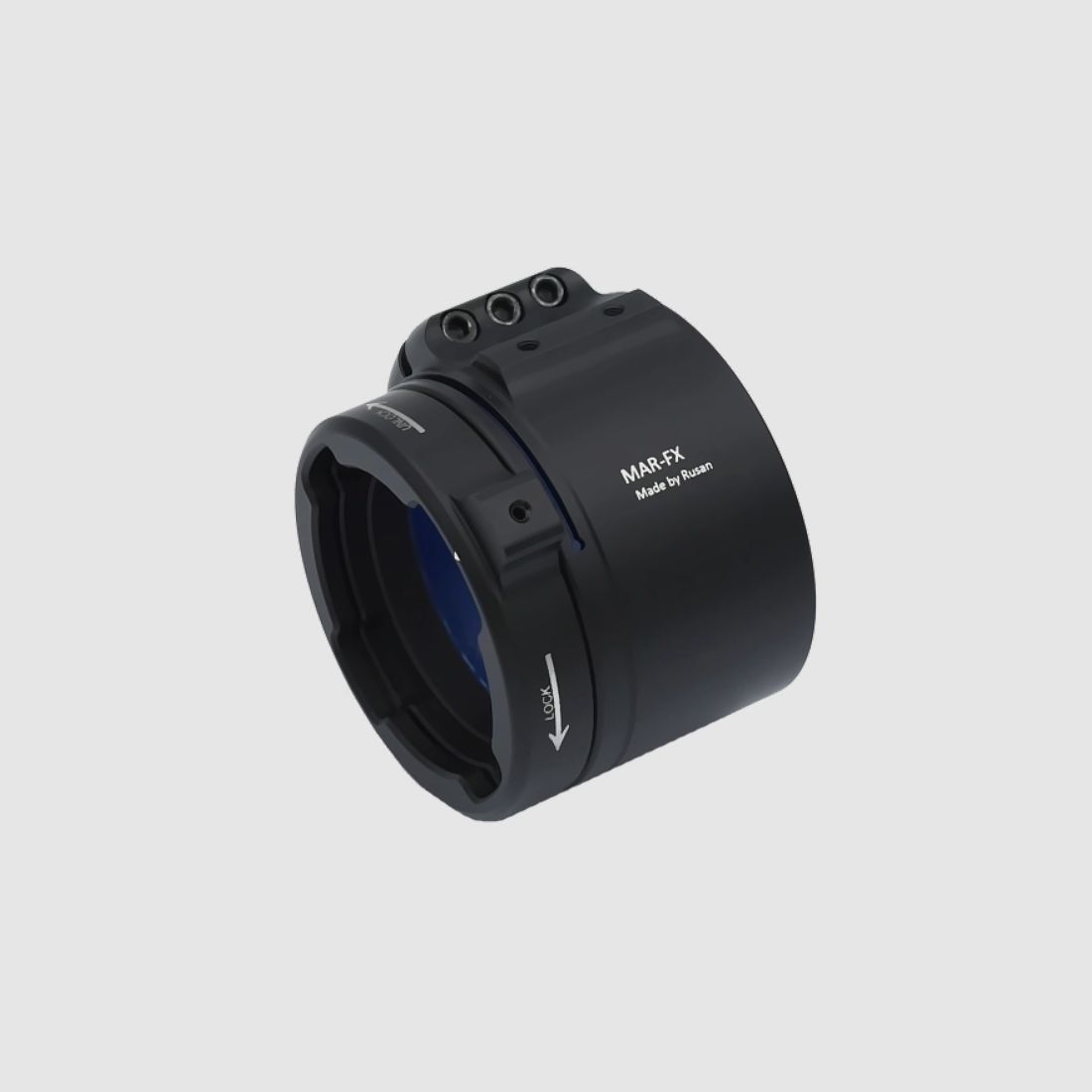 RUSAN Modular-Adapter MAR-FX mit 3-Schrauben-Verschluss für Vorsatzgeräte - 50 mm