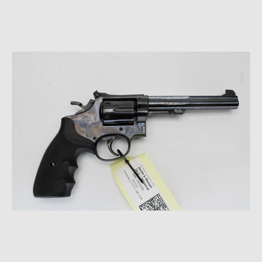 Revolver S&W Smith & Wesson Mod 14-3. Cal. .38 Special 6" barrel .38Special