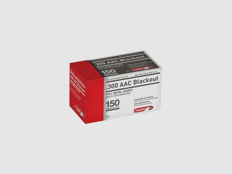 Aguila Standard .300 AAC Blackout 150GR FMJ 50 Patronen