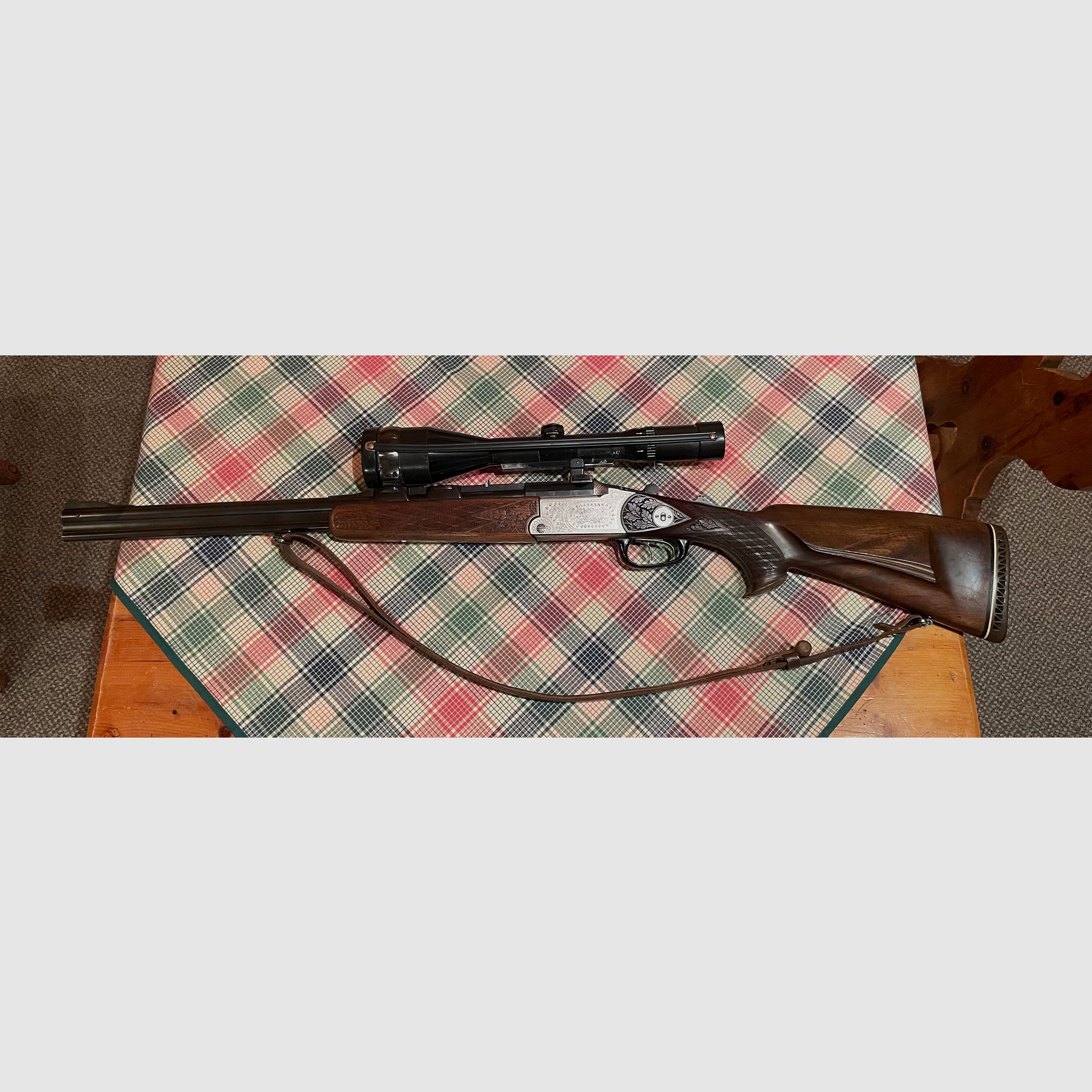 Mountain rifle double rifle Blaser 7x65R / 5.6x50RMag