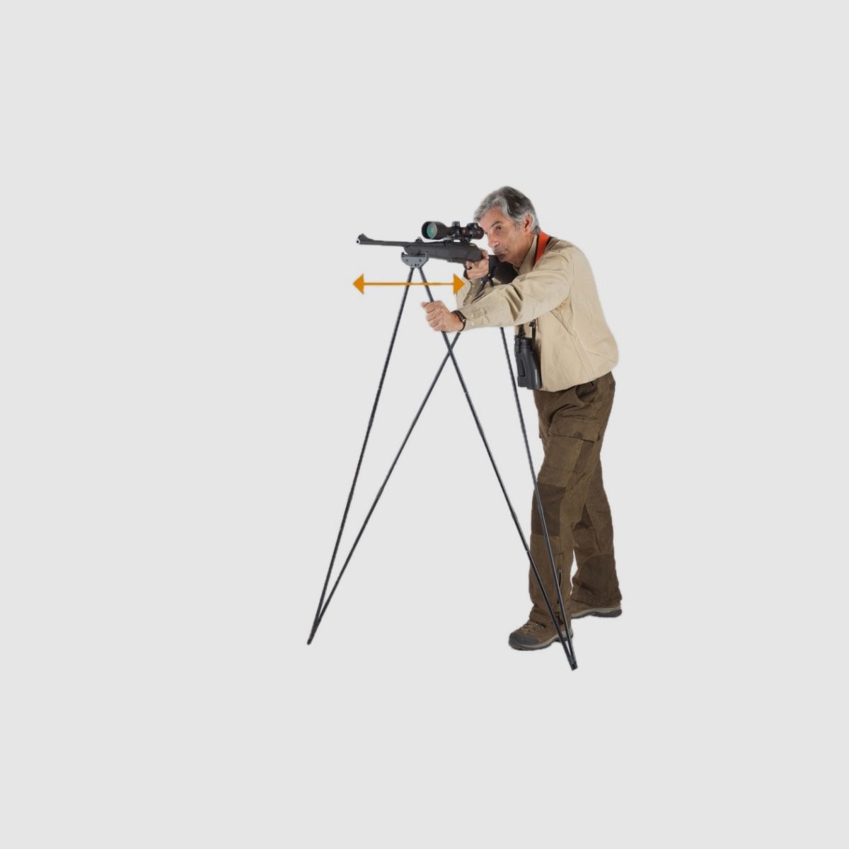 4 BASTONES ESTABLES Bastón de caza Bush Light Bastón de caza