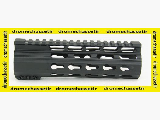 schwebende Handguard für AR10, Länge 17,8 cm, Keymod, schwarz