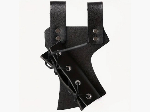 Medieval sword holder for belt black