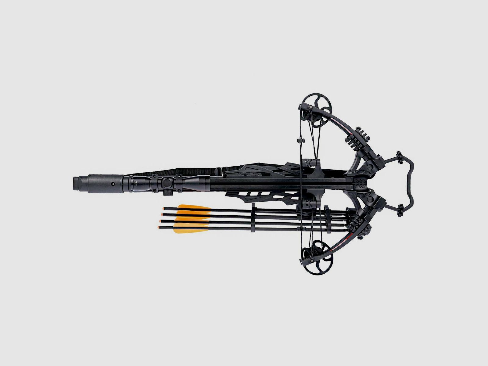SET Compoundarmbrust Man Kung Kraken XB58 Schwarz 200 lbs (P18)