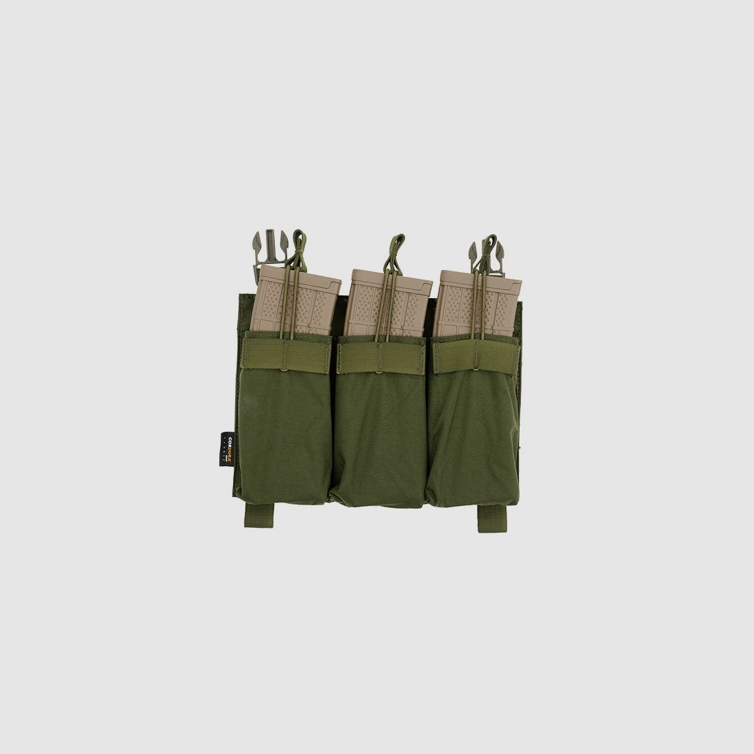 Buckle Up Triple 5.56 Pouch Panel - OD
