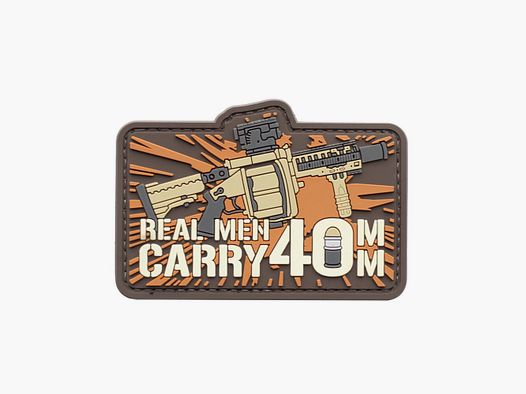 Real Men Carry 40mm PVC Patch