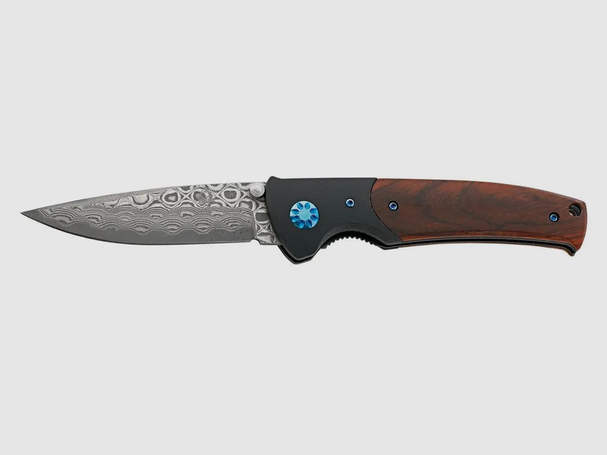 PUMA TEC Damast-Einhandmesser (Auslaufmodell)