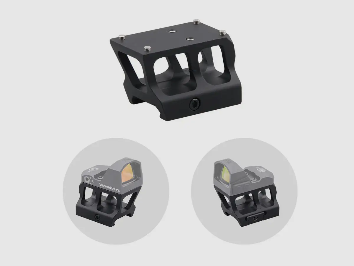 Vector Optics SCRA-67 Mount with TEK (Docter Sight) Footprint, 21mm Picatinny, h=28mm, image 1 of 5