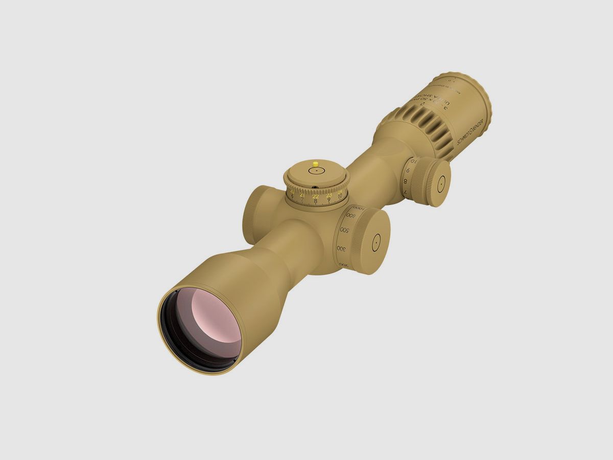 SCHMIDT U. BENDER 3-20×50 PM II Ultra Short LP P4FL 1cm cw DT27 MTC LT / ST ZC CT RAL 8000, image 1 sur 5