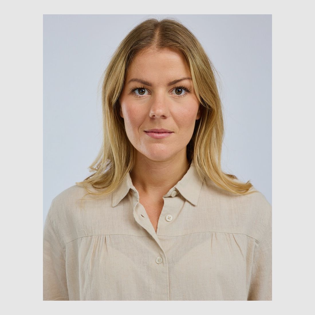 Pinewood Värnamo blouse met korte mouwen (Linnen Beige), afbeelding 5 van 7